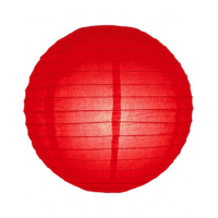 16" Paper Lantern Red Regular Wire
